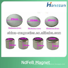 disque magnétique forte/ronde aimant en néodyme